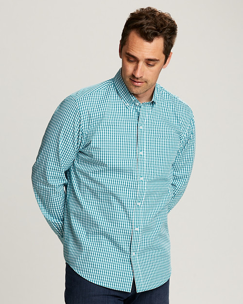 mens teal dress shirt